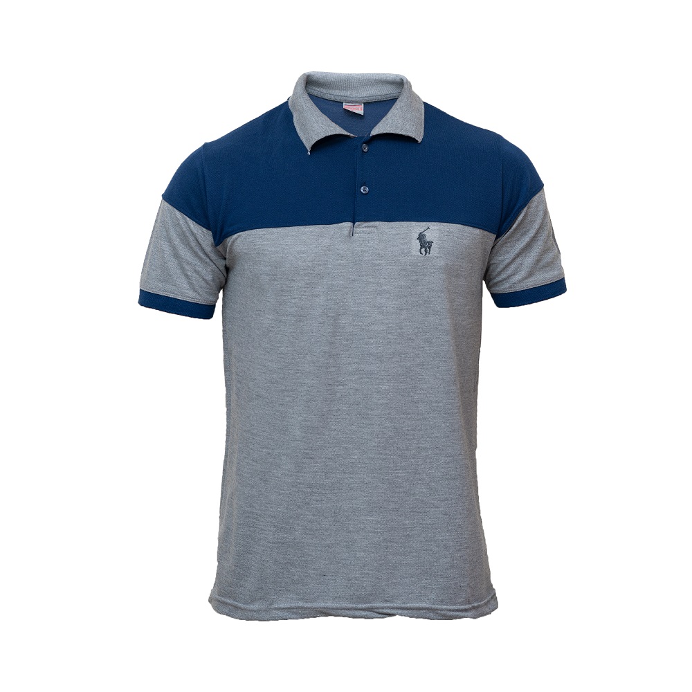 پولو شرت polo طوسی سرمه ای